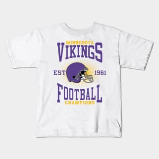 Minnesota Vikings Football Champions Kids T-Shirt